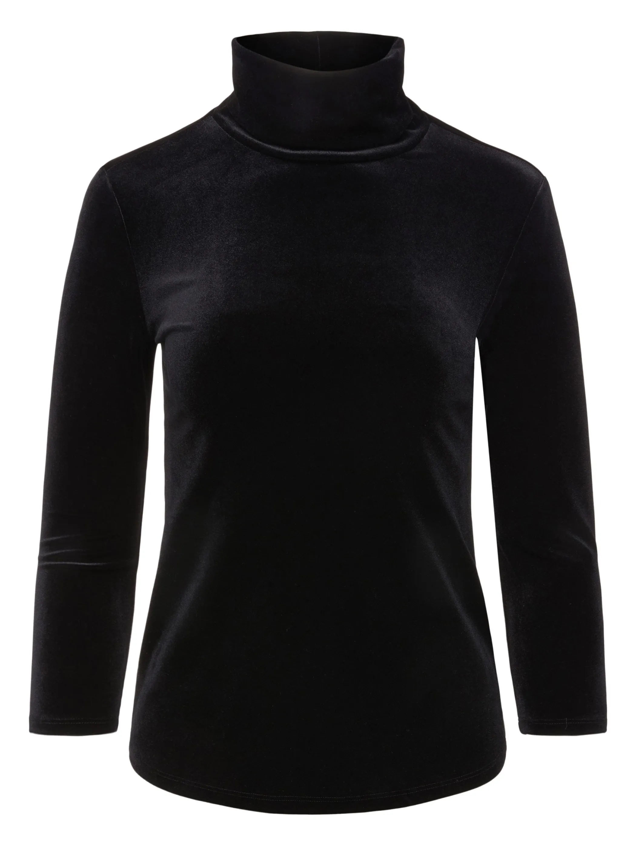 aja_velvet_turtleneck_4.webp Blouses & Tops*L'AGENCE AJA VELVET TURTLENECK Black