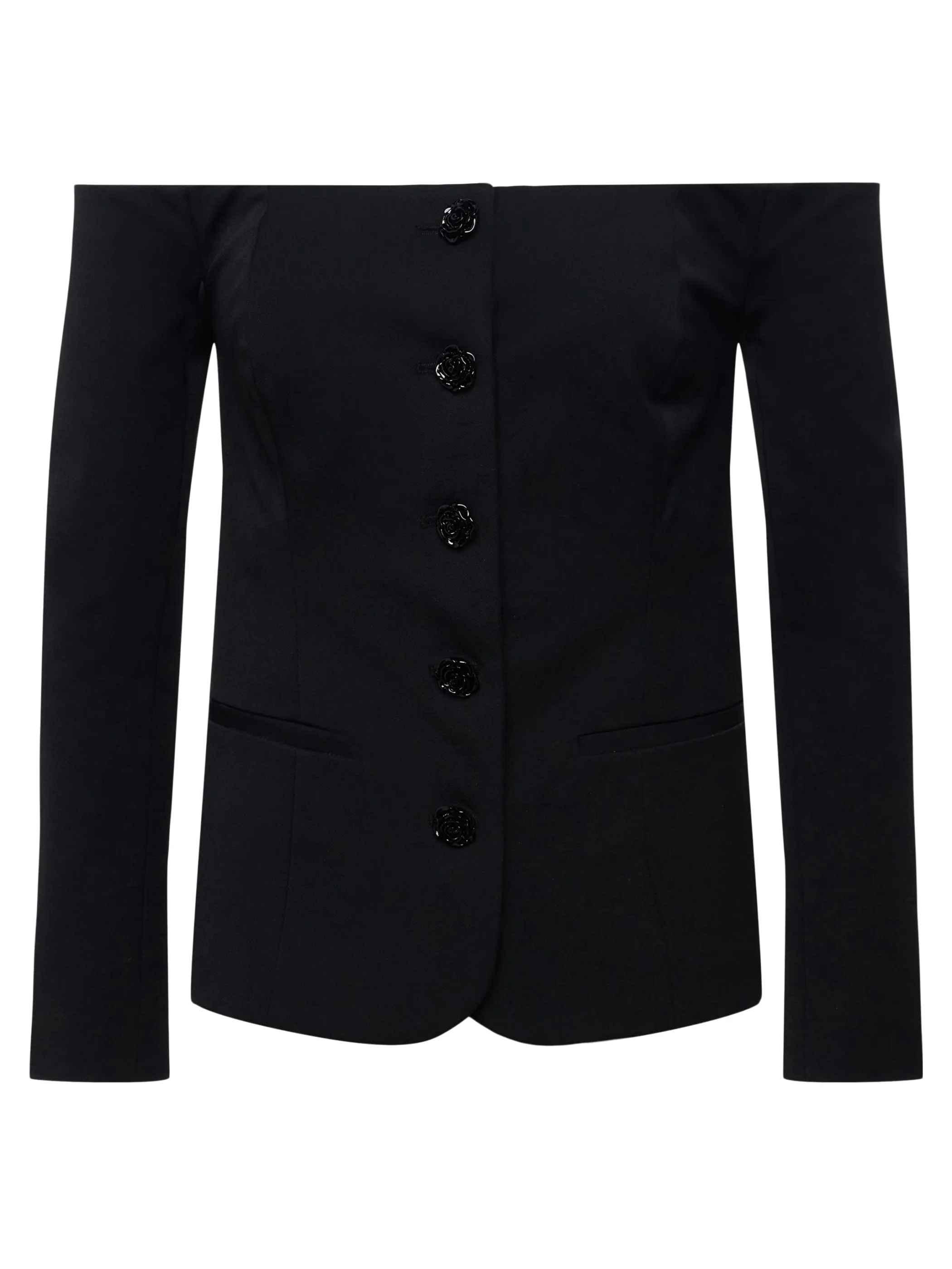 alice_blazer_top_6.webp Blouses & Tops | Blazers & Jackets*L'AGENCE ALICE BLAZER TOP Black