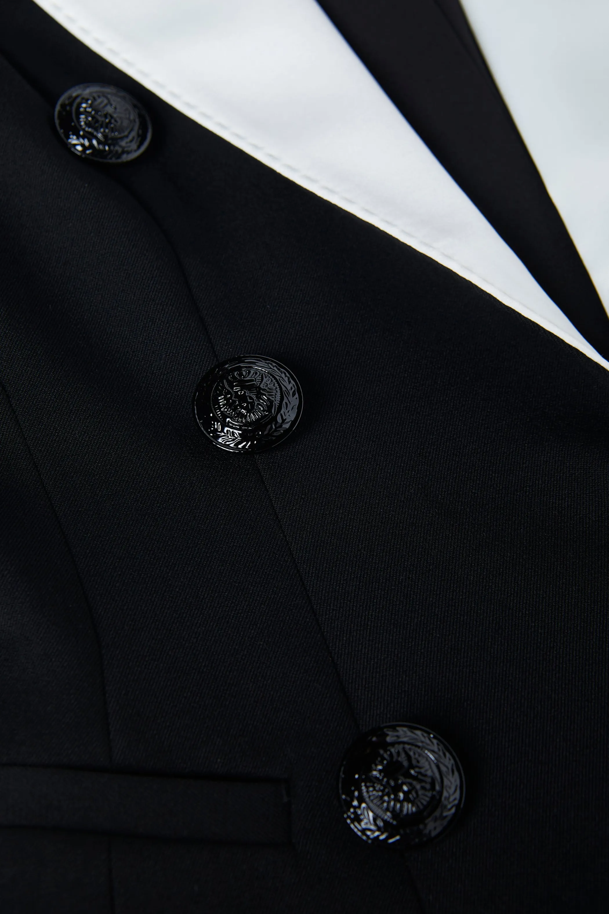 andalusia_blazer_4.webp Matching Sets | Blazers & Jackets*L'AGENCE ANDALUSIA BLAZER Black/White