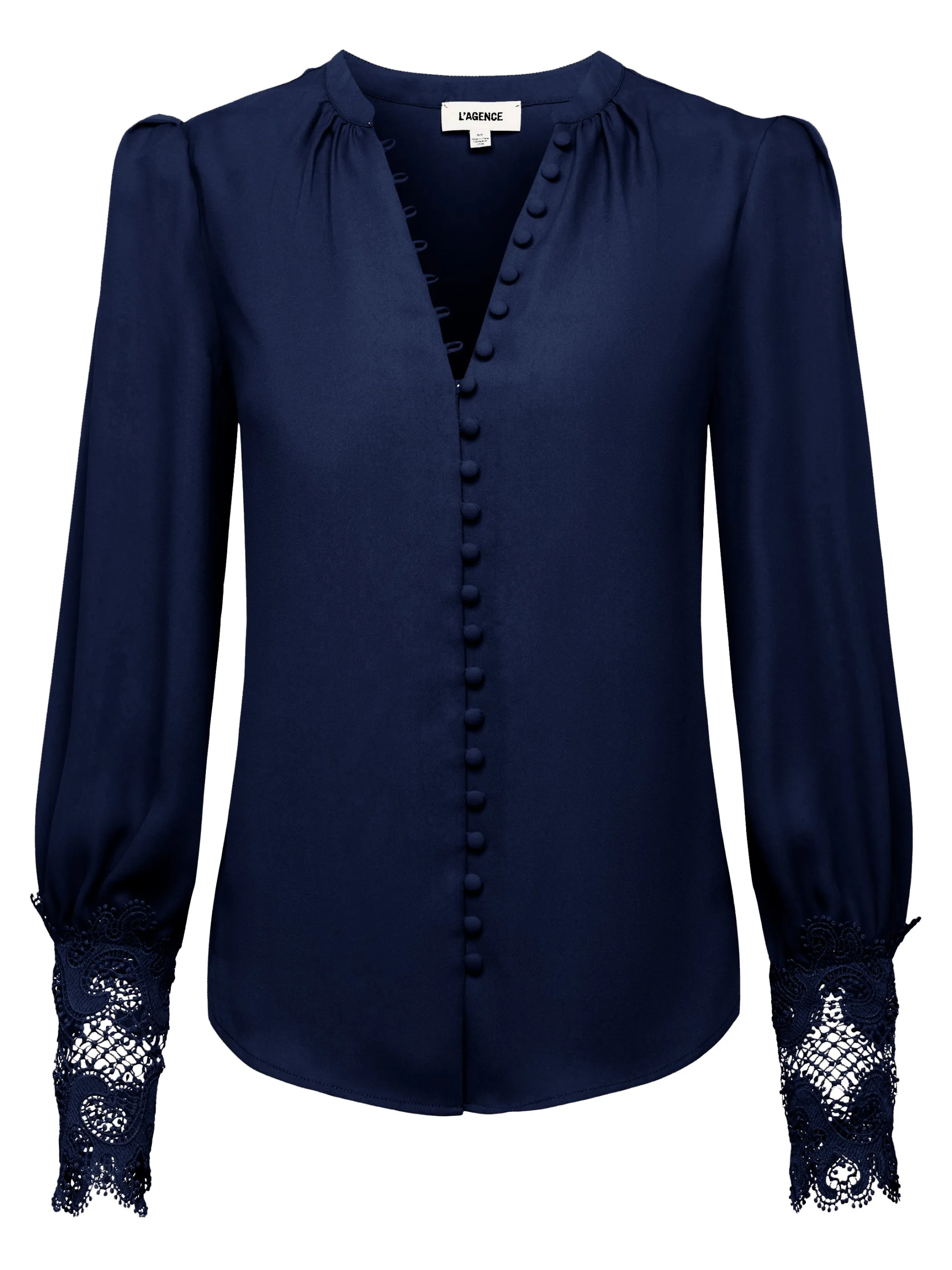 ava_blouse_5-1.webp Blouses & Tops*L'AGENCE AVA BLOUSE Midnight