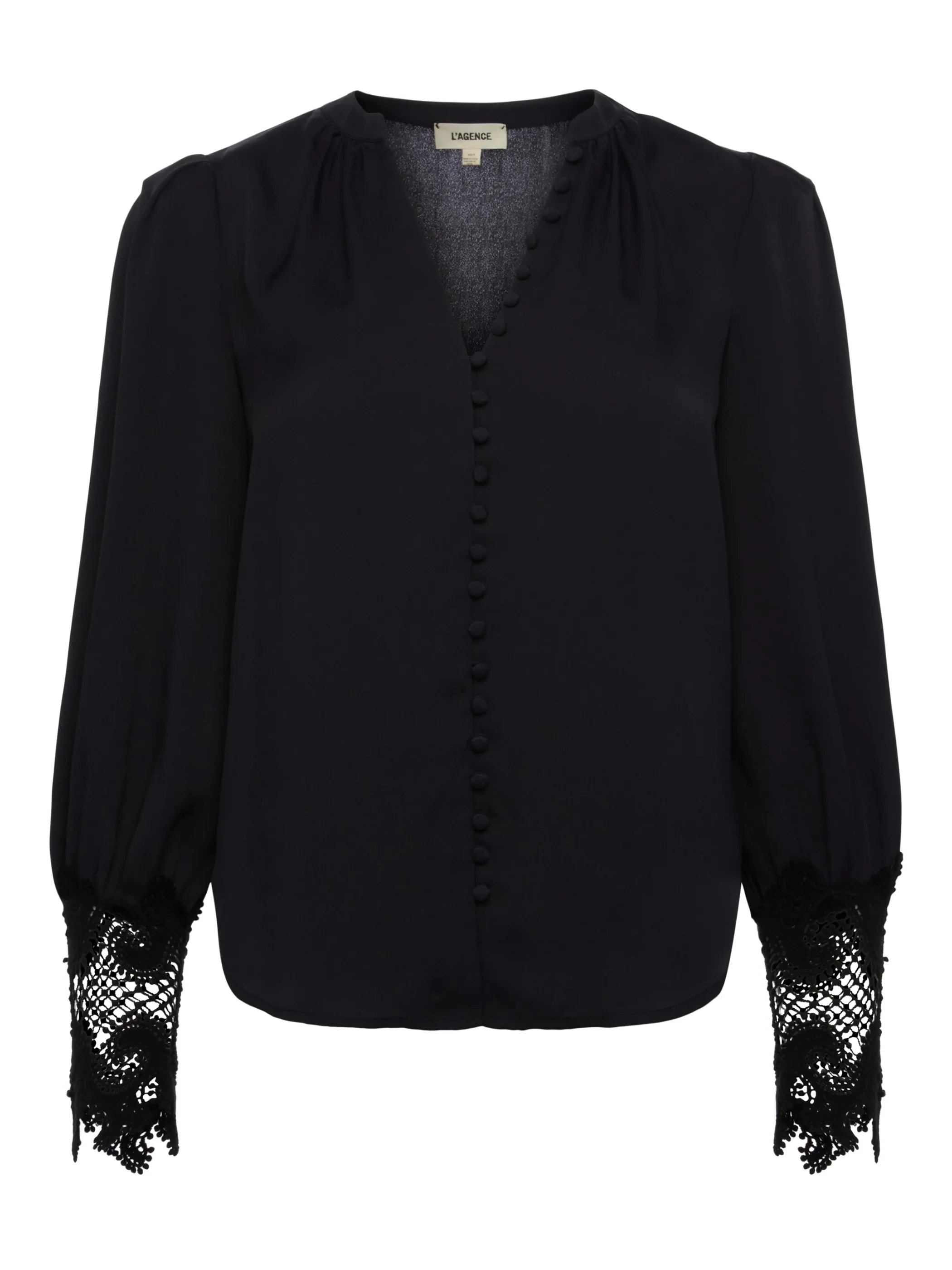 ava_blouse_5-2.webp Blouses & Tops*L'AGENCE AVA BLOUSE Black