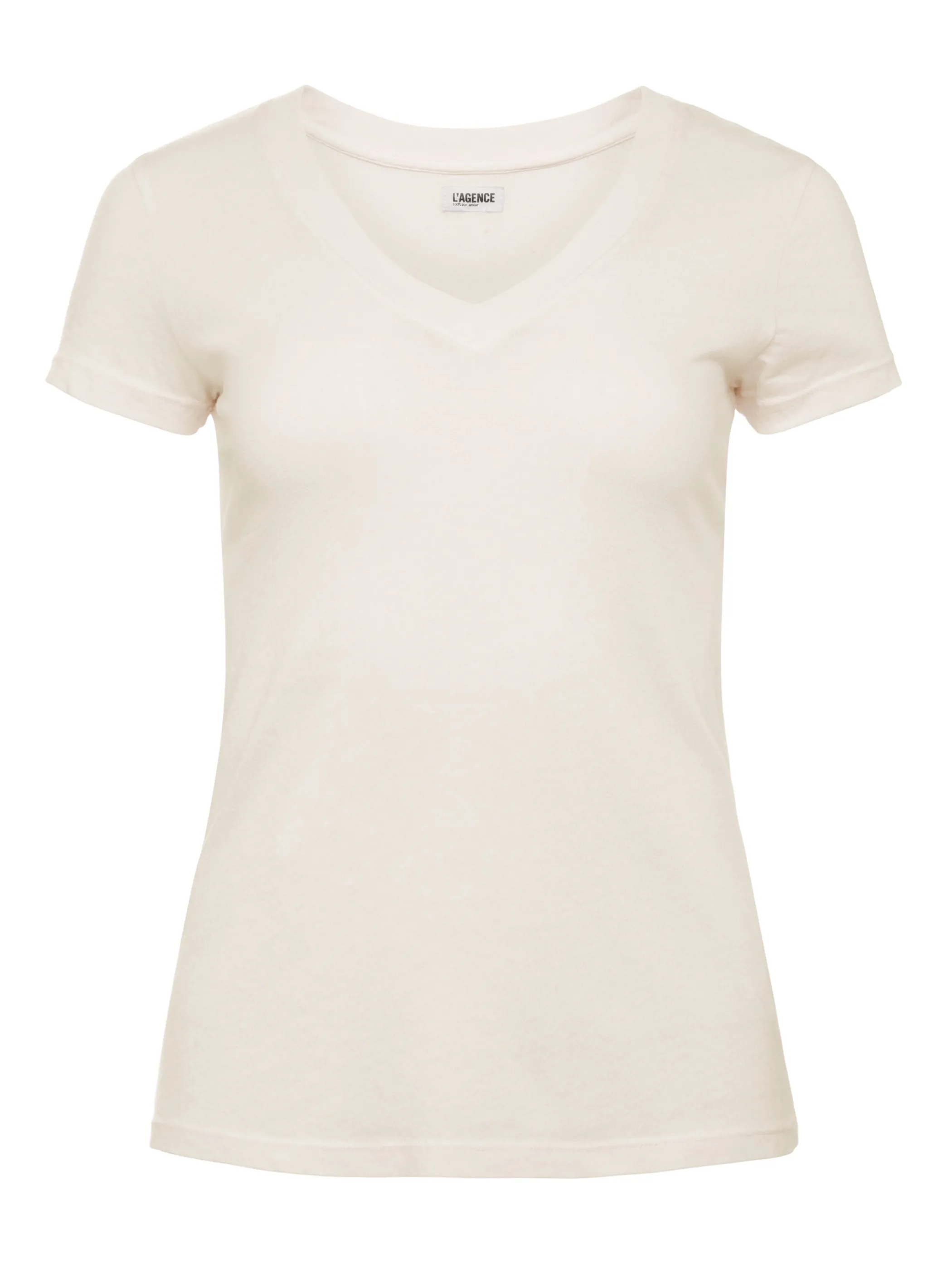 becca_cotton_vneck_tee_4-4.webp Tees*L'AGENCE BECCA COTTON V-NECK TEE VintageWhite