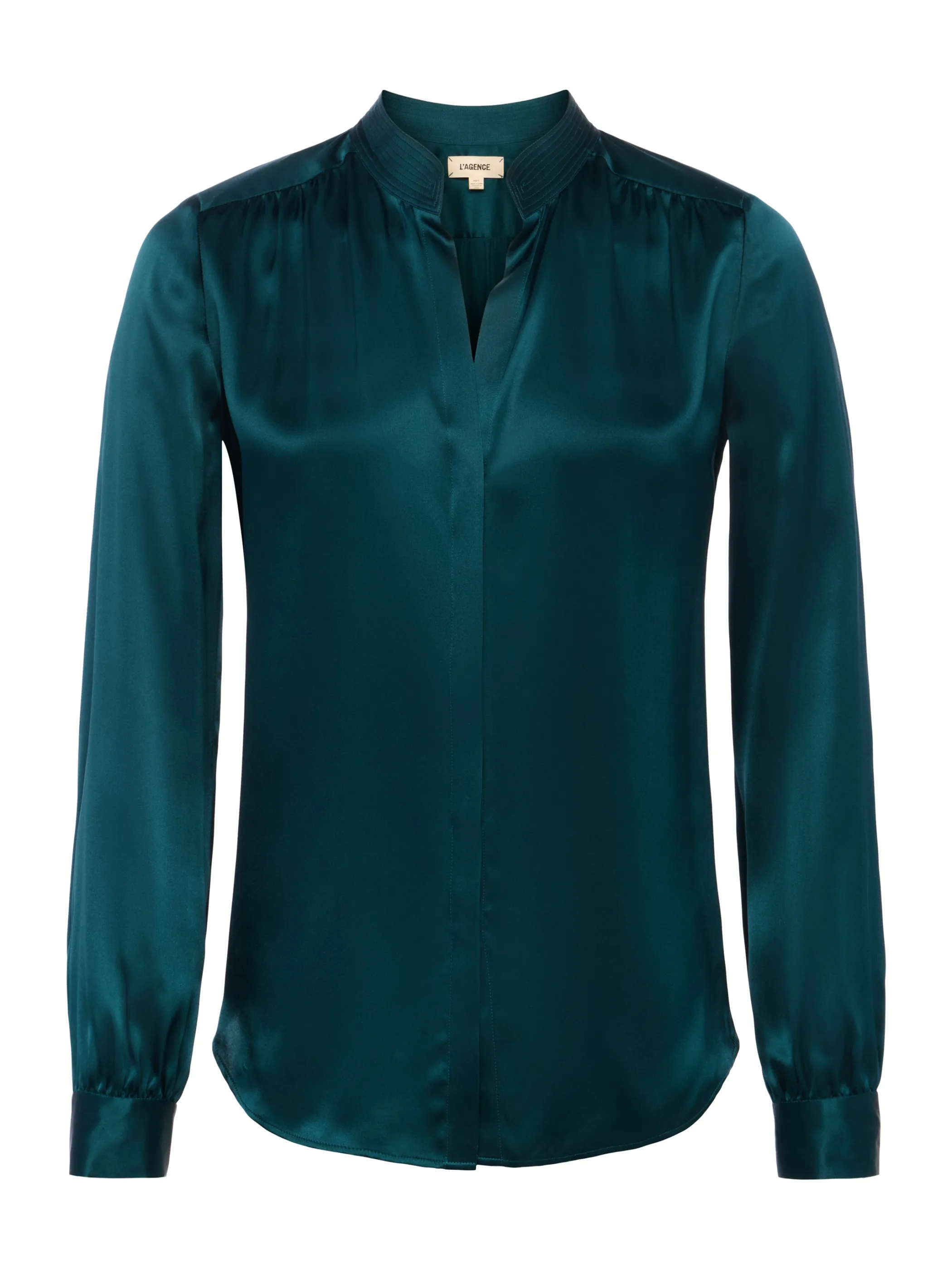 bianca_silk_blouse_6-1.webp Blouses & Tops*L'AGENCE BIANCA SILK BLOUSE DeepTeal