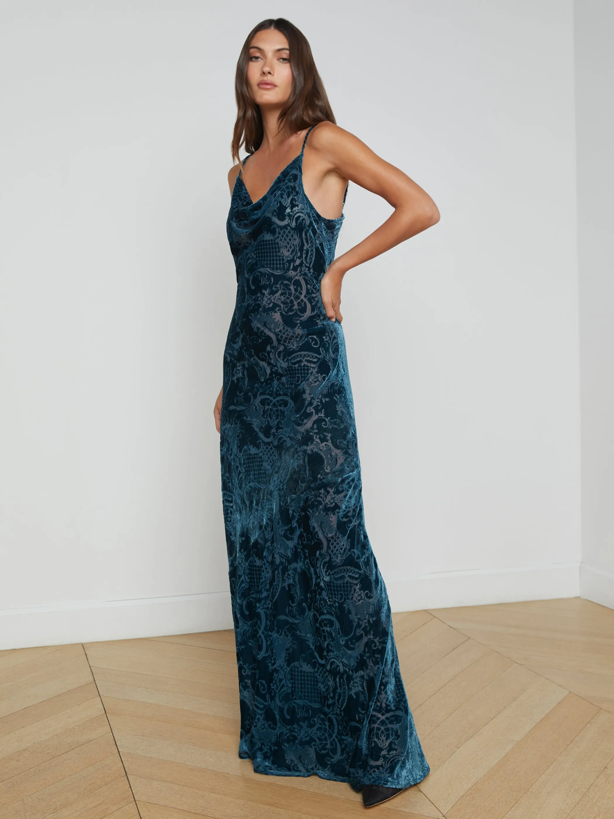 Dresses & Jumpsuits*L'AGENCE CHRISTINE DRESS DeepTealRococo