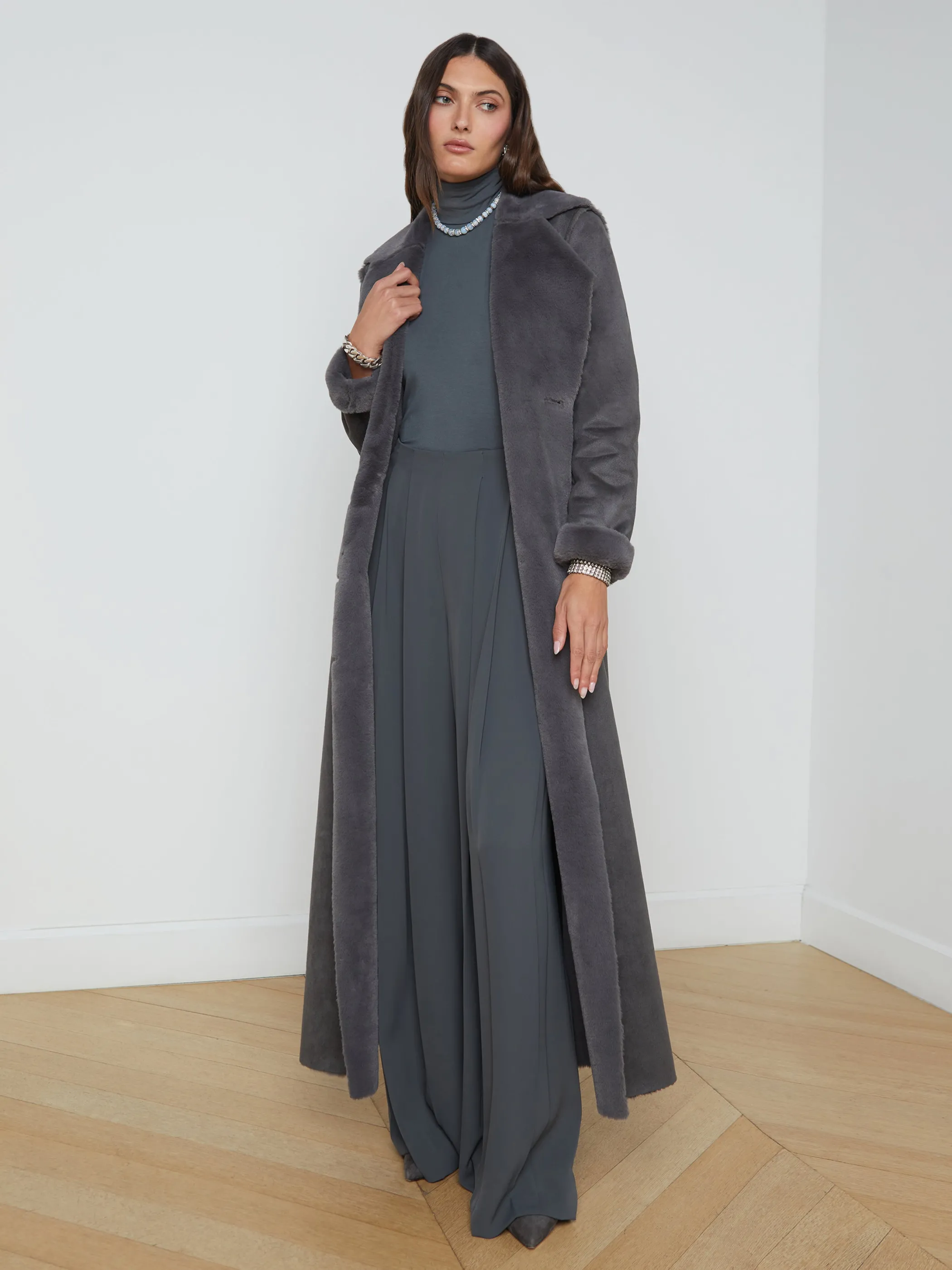 Outerwear | Blazers & Jackets*L'AGENCE CITRON MAXI COAT DarkGrey