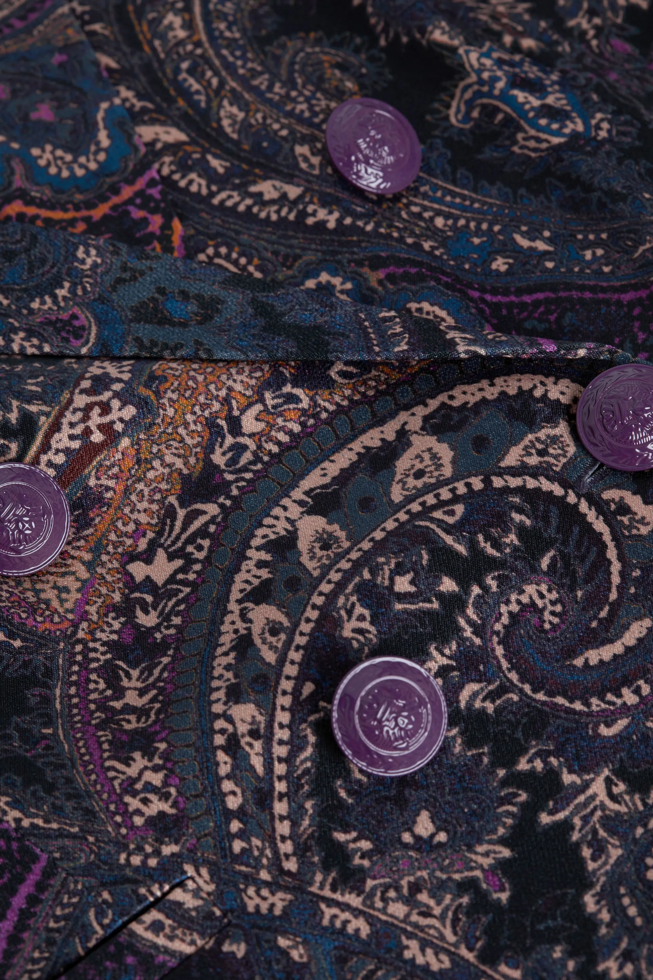 colin_satin_blazer_4.webp Matching Sets | Blazers & Jackets*L'AGENCE COLIN SATIN BLAZER PlumMultiBoutePaisley