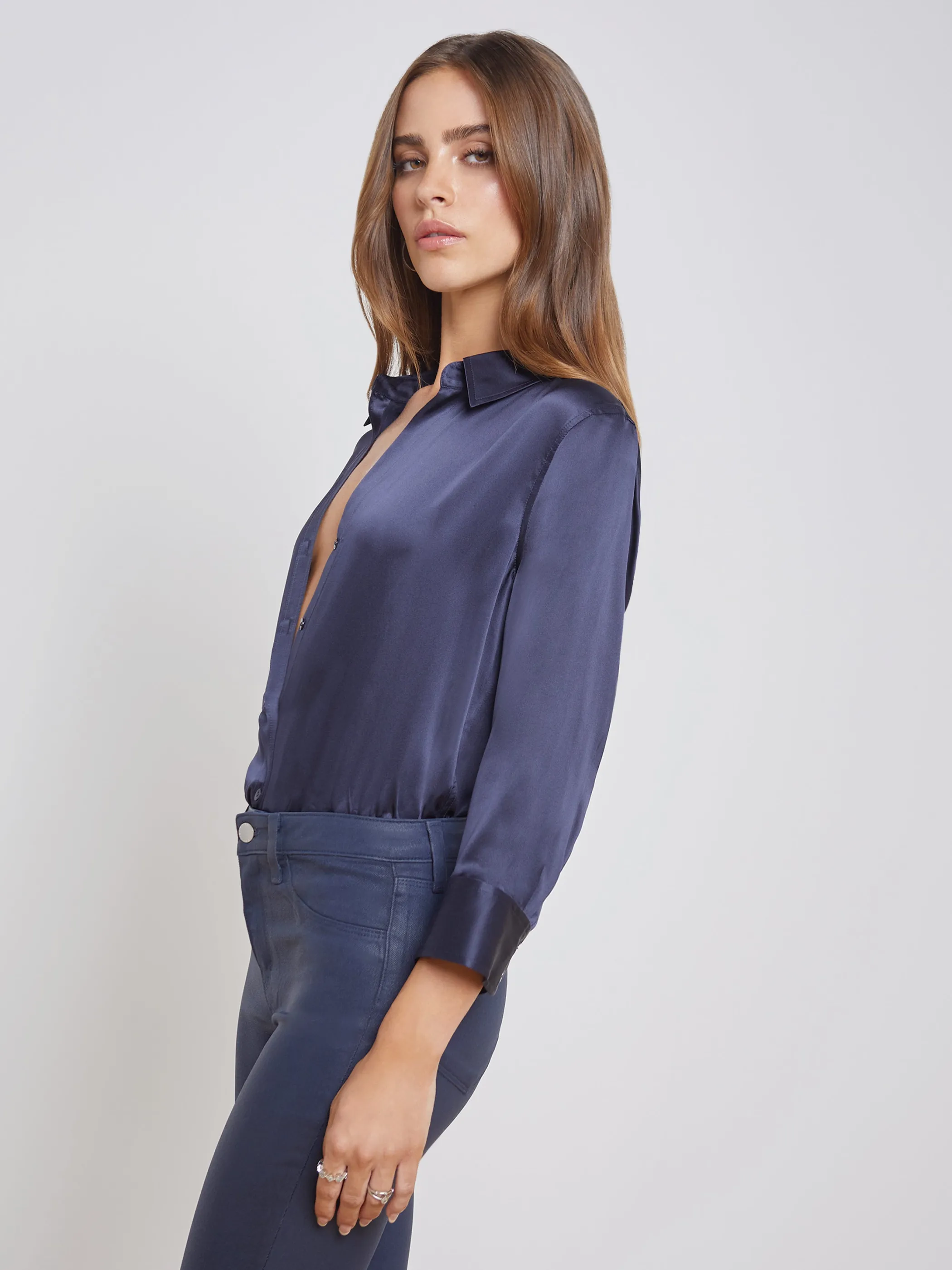 dani_silk_blouse_2-5.webp Blouses & Tops*L'AGENCE DANI SILK BLOUSE Midnight