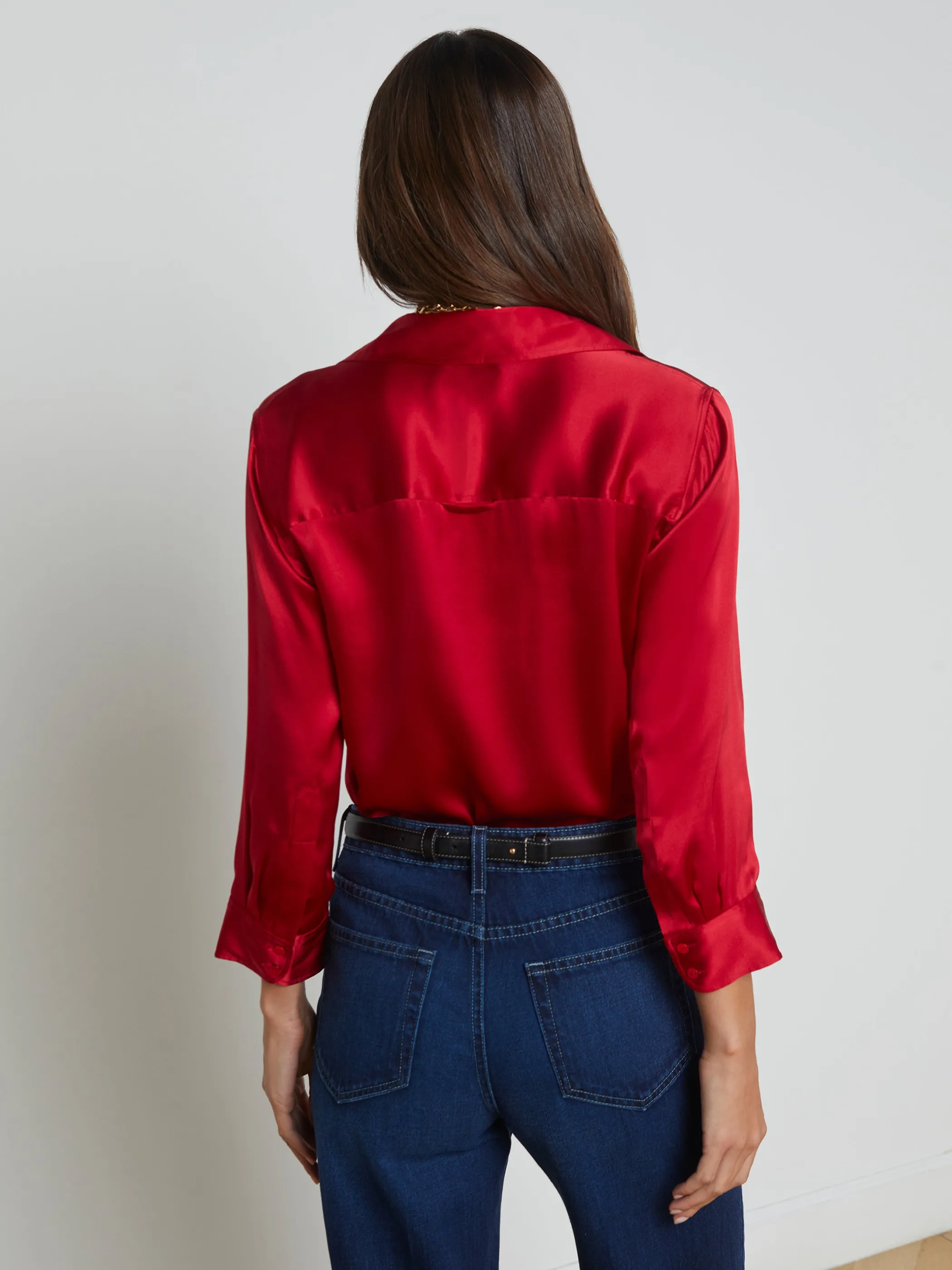 dani_silk_blouse_3-4.webp Blouses & Tops*L'AGENCE DANI SILK BLOUSE GarnetRed