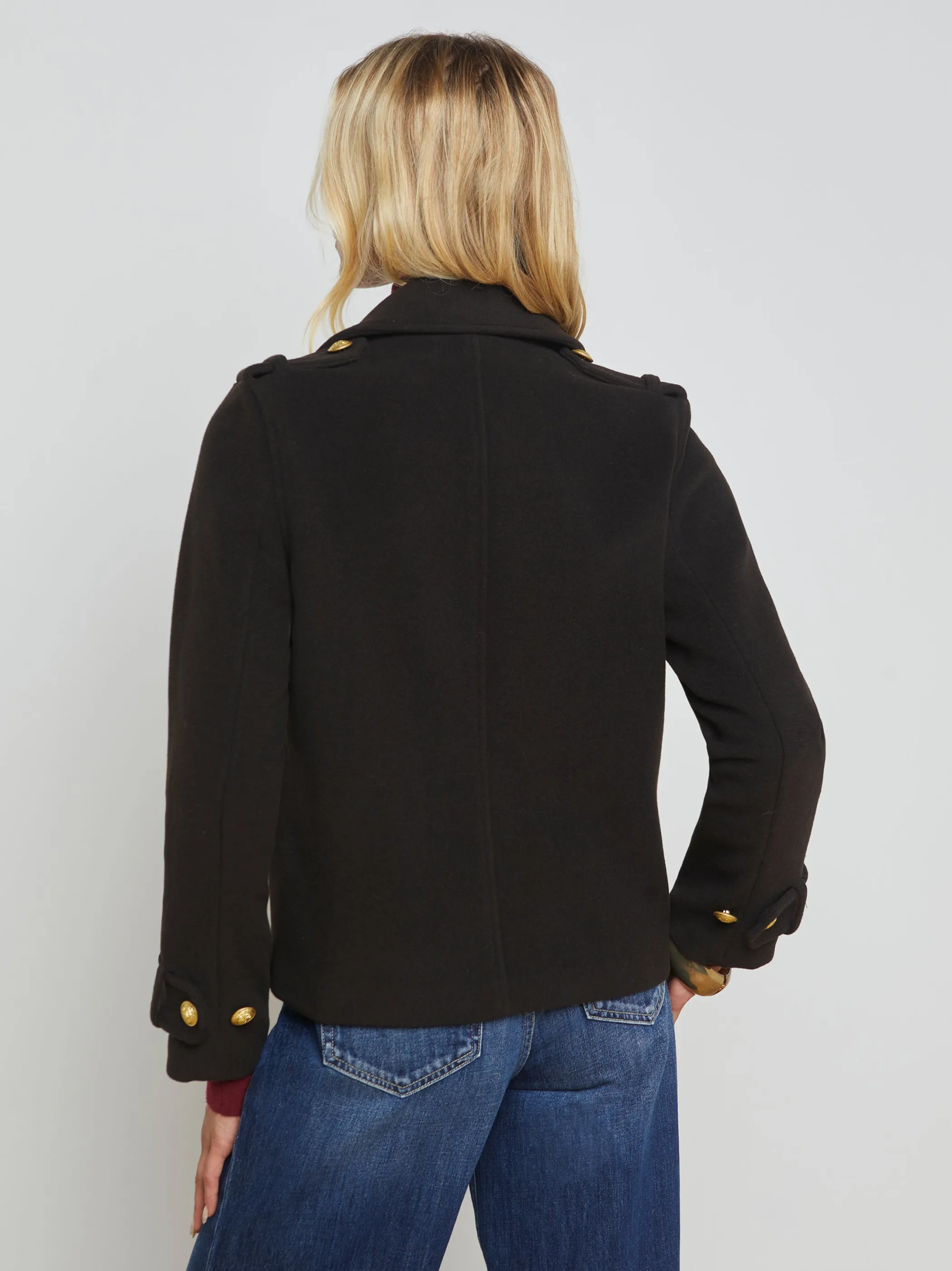 franco_coat_3.webp Outerwear | Blazers & Jackets*L'AGENCE FRANCO COAT DarkChocolate