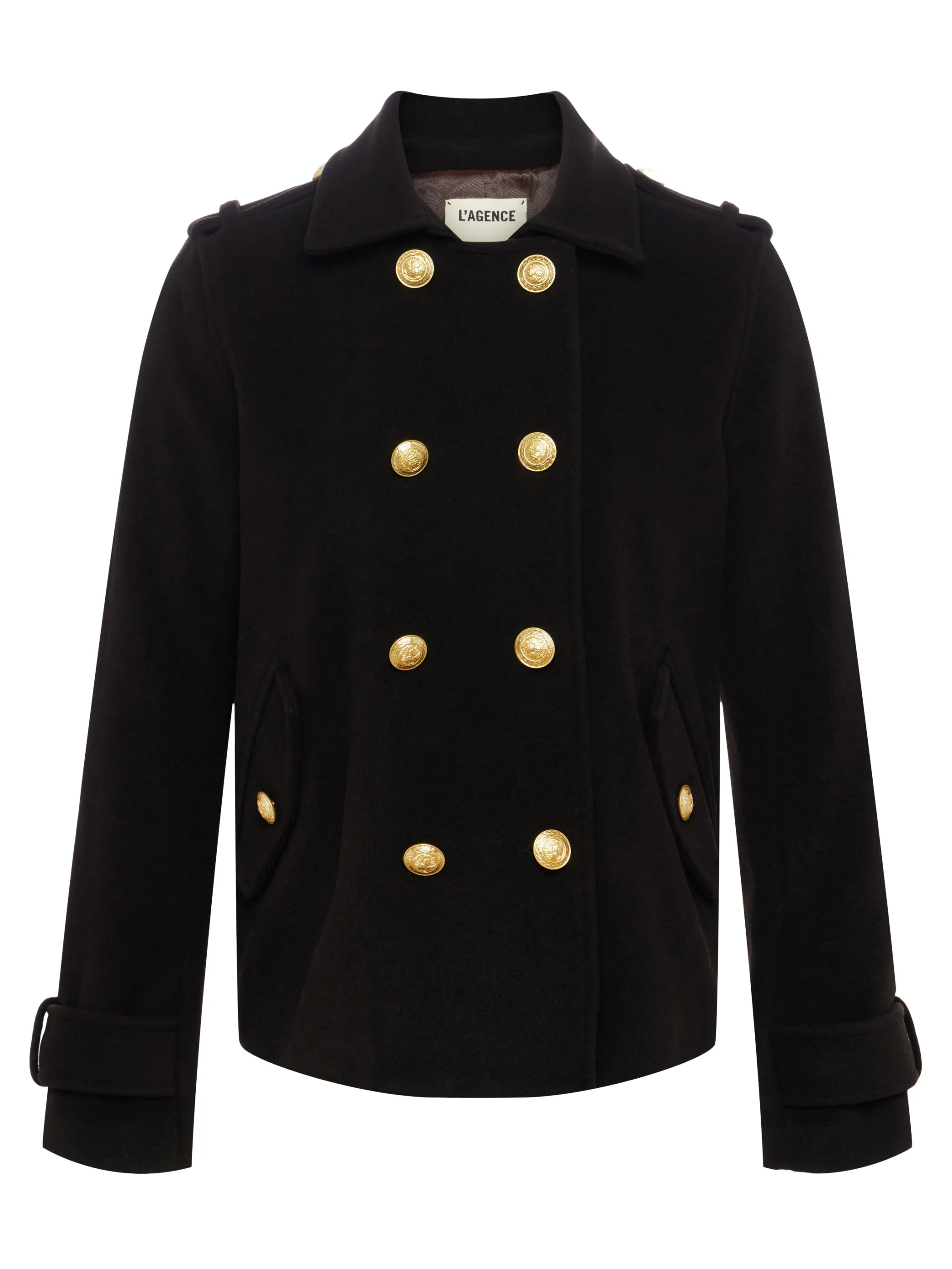 franco_coat_6.webp Outerwear | Blazers & Jackets*L'AGENCE FRANCO COAT DarkChocolate