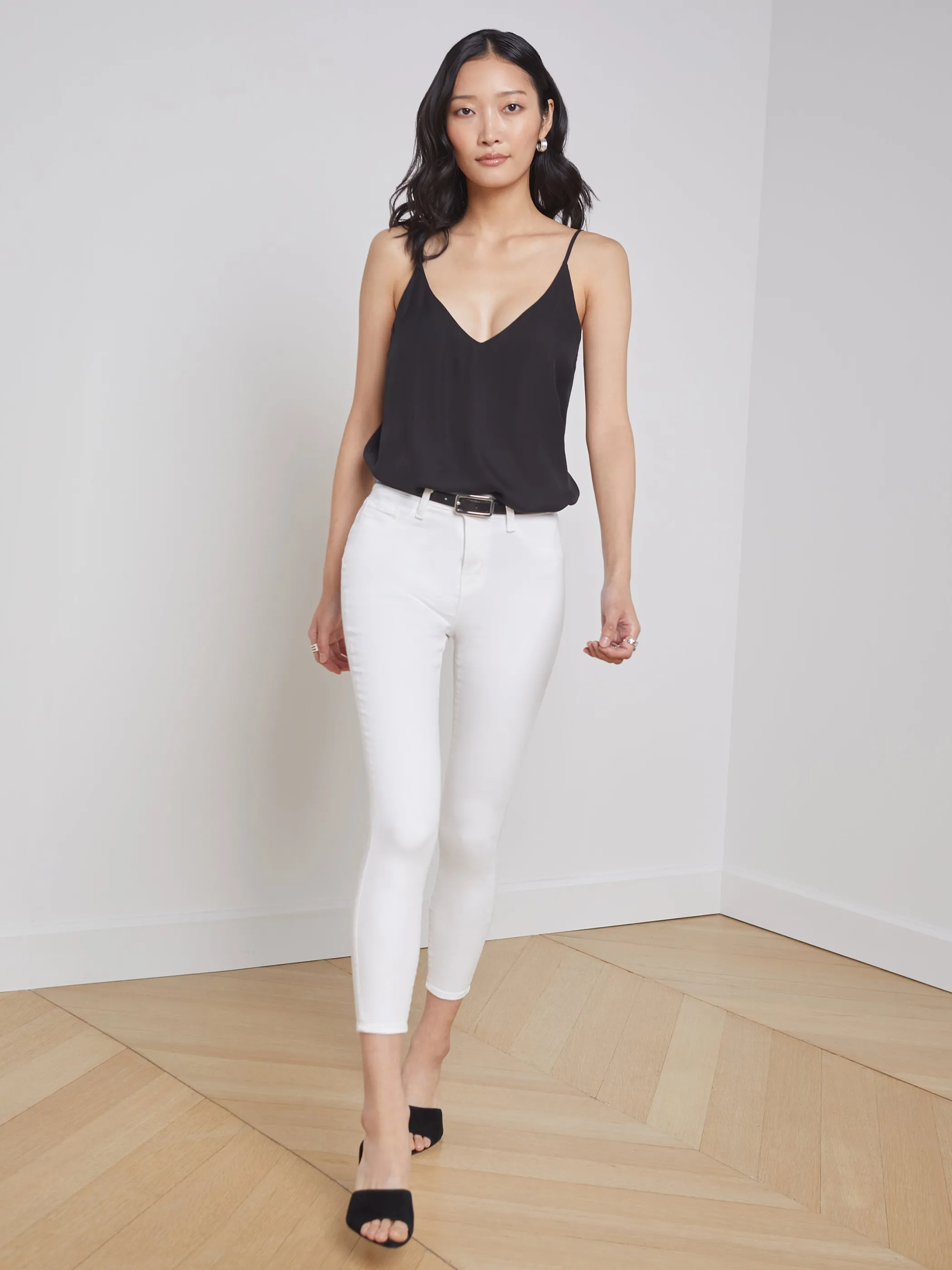 gabriella_silk_camisole_2-3.webp Camisoles & Tanks | Blouses & Tops*L'AGENCE GABRIELLA SILK CAMISOLE Black