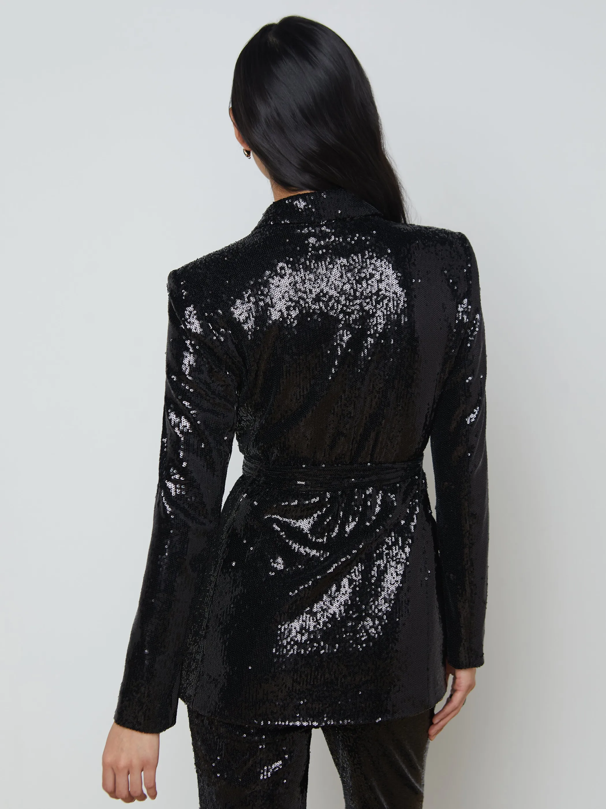 jordana_wrap_blazer_3.webp Matching Sets | Blazers & Jackets*L'AGENCE JORDANA WRAP BLAZER Black