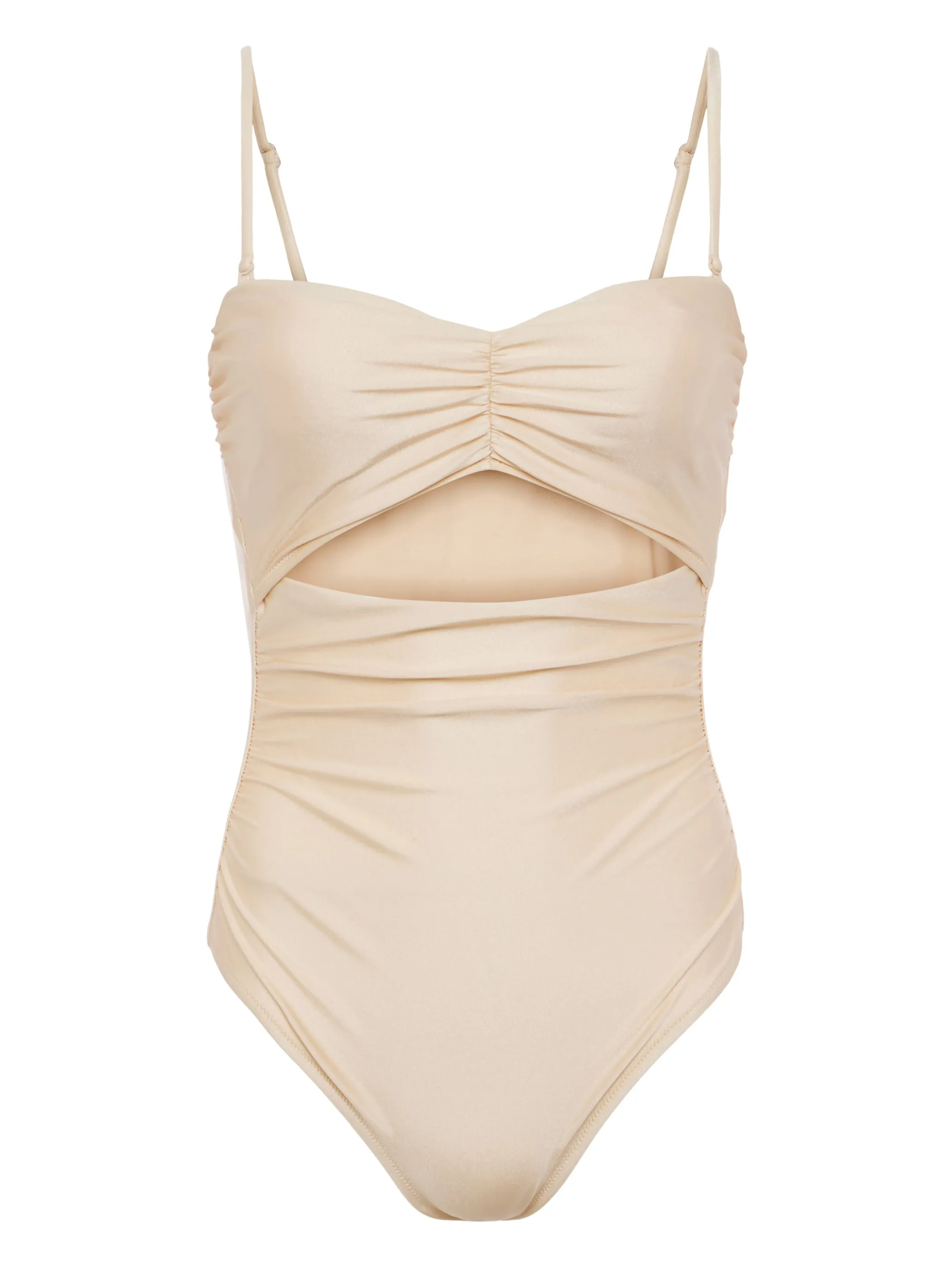 lily_cutout_onepiece_swimsuit_7.webp Swimwear | Swimwear*L'AGENCE LILY CUT-OUT ONE-PIECE SWIMSUIT Champagne