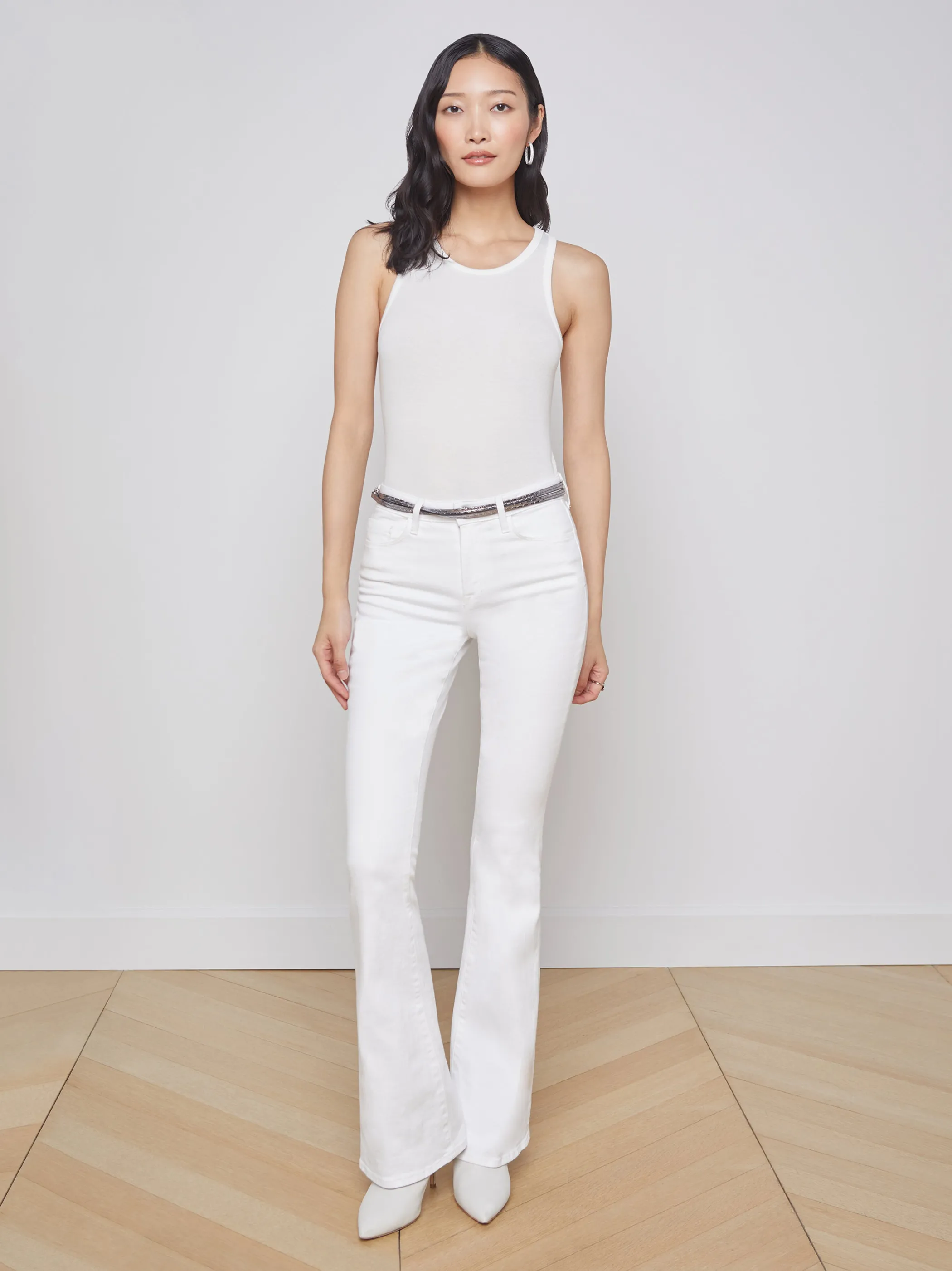 nia_ribbed_tank_3-1.webp Camisoles & Tanks | Blouses & Tops*L'AGENCE NIA RIBBED TANK White