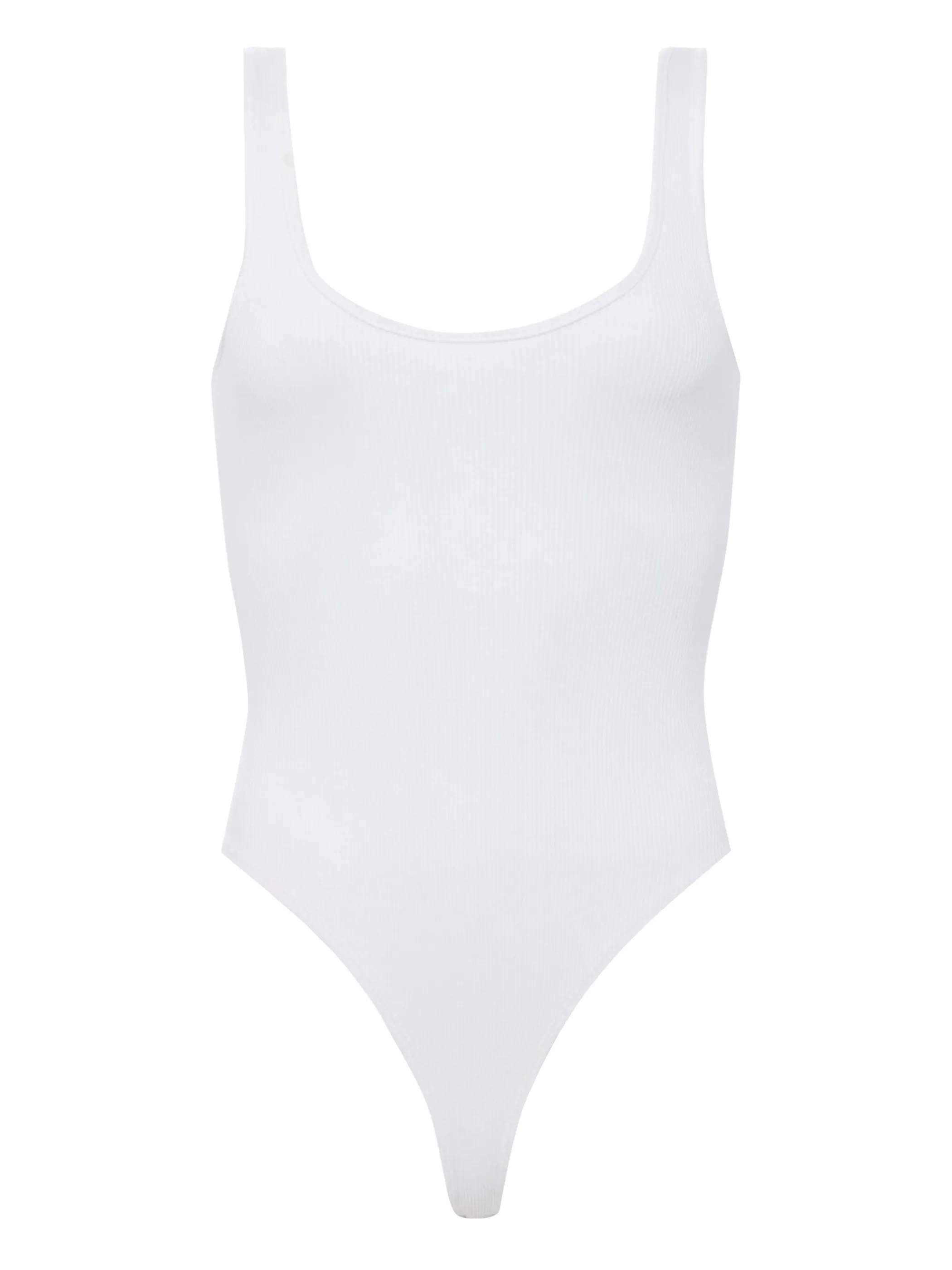 nica_scoopneck_bodysuit_3.webp Camisoles & Tanks | Blouses & Tops*L'AGENCE NICA SCOOPNECK BODYSUIT White