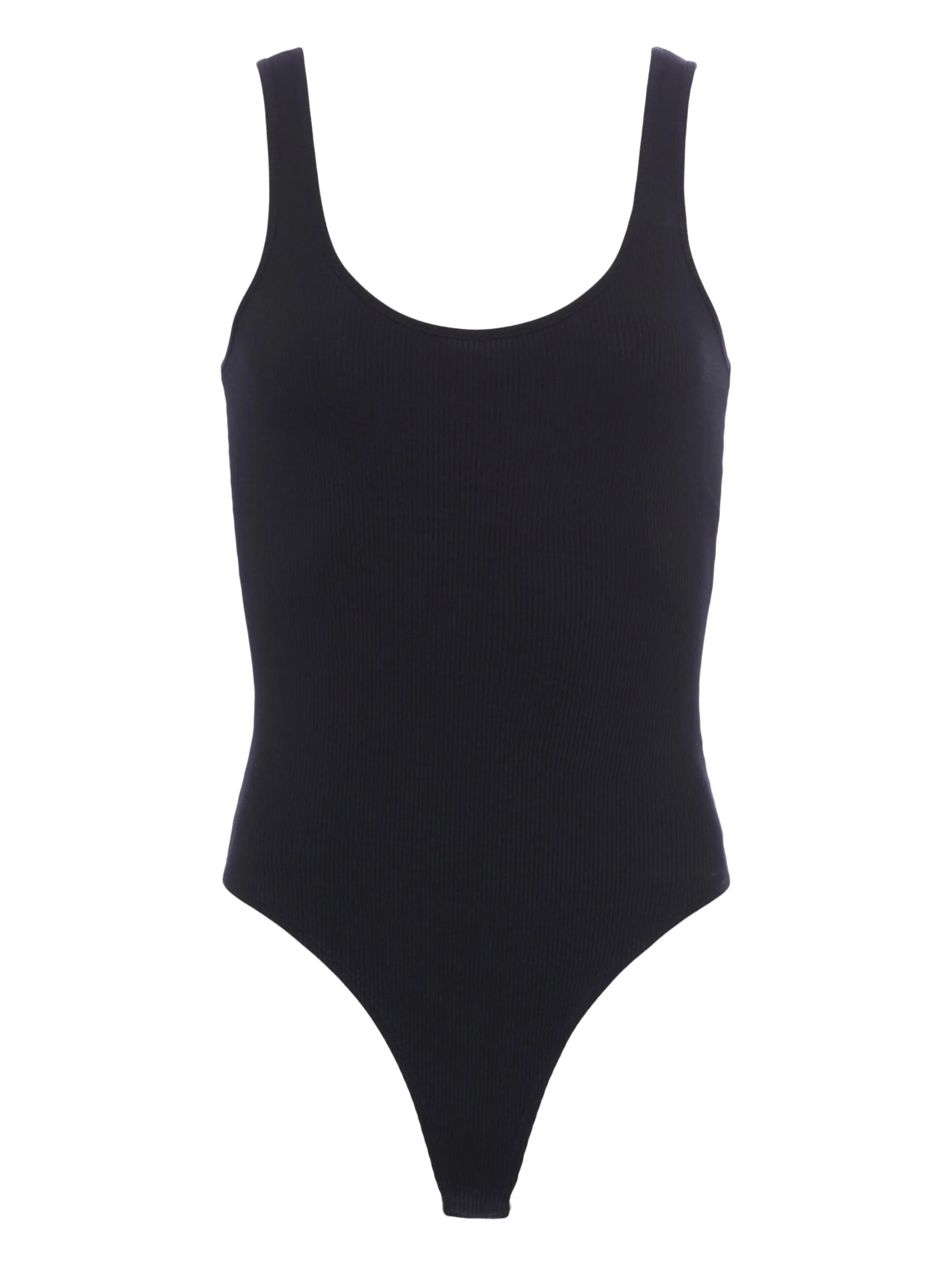 nica_scoopneck_bodysuit_4.webp Camisoles & Tanks | Blouses & Tops*L'AGENCE NICA SCOOPNECK BODYSUIT Black