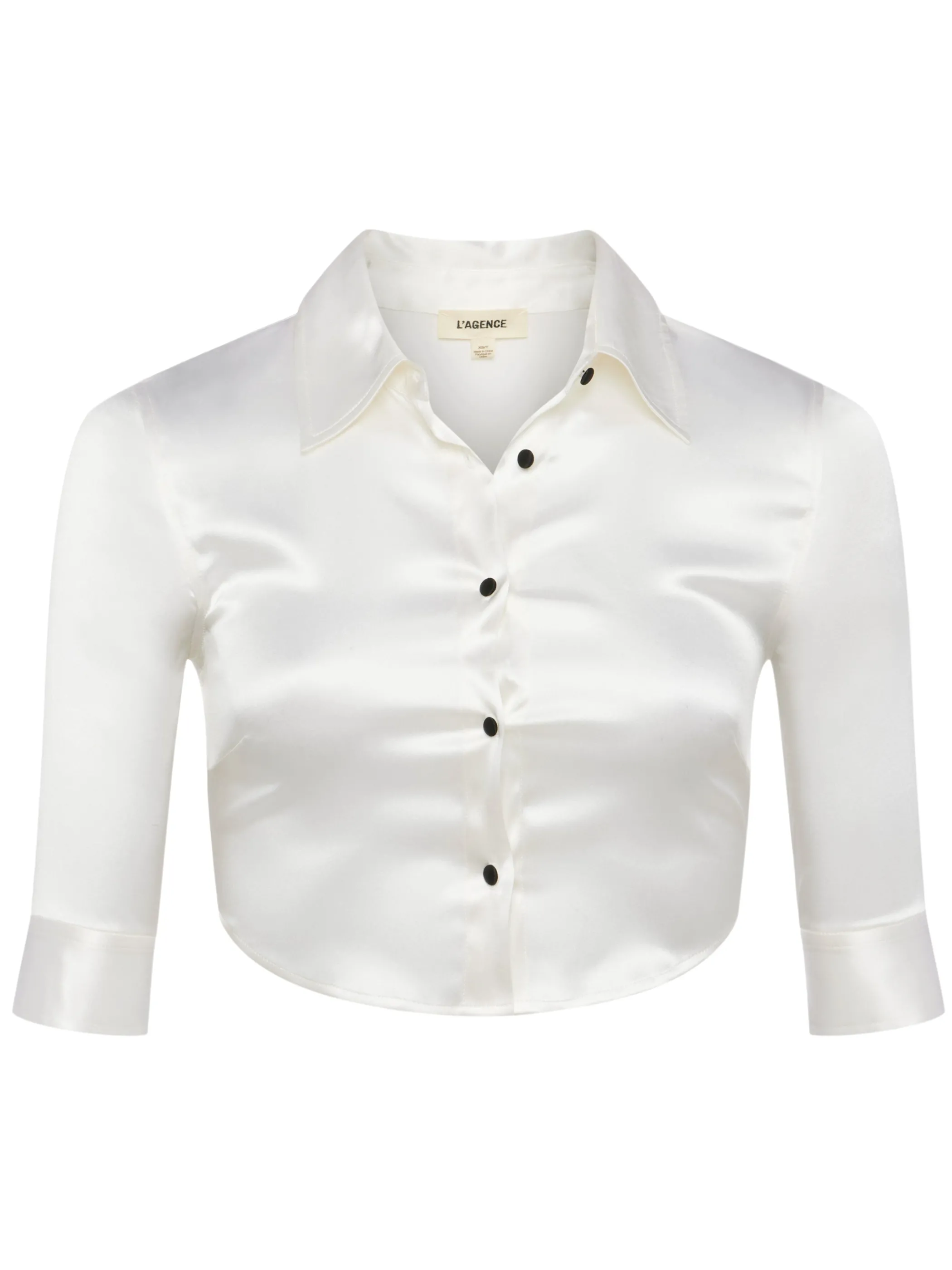 niccola_stretchsilk_blouse_7.webp Blouses & Tops*L'AGENCE NICCOLA STRETCH-SILK BLOUSE White/Black