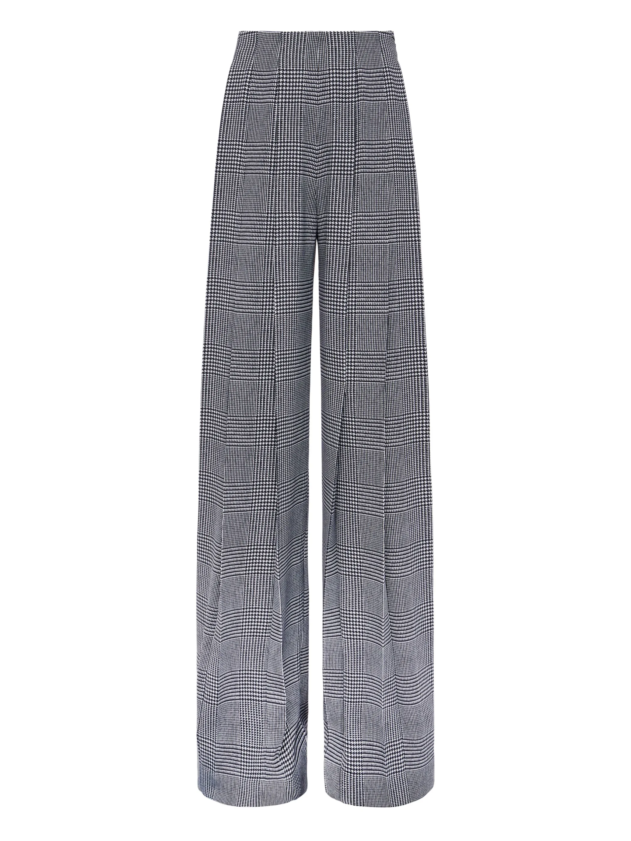 nova_pleated_wideleg_pant_6.webp Matching Sets | Pants*L'AGENCE NOVA PLEATED WIDE-LEG PANT White/BlackGlenPlaid