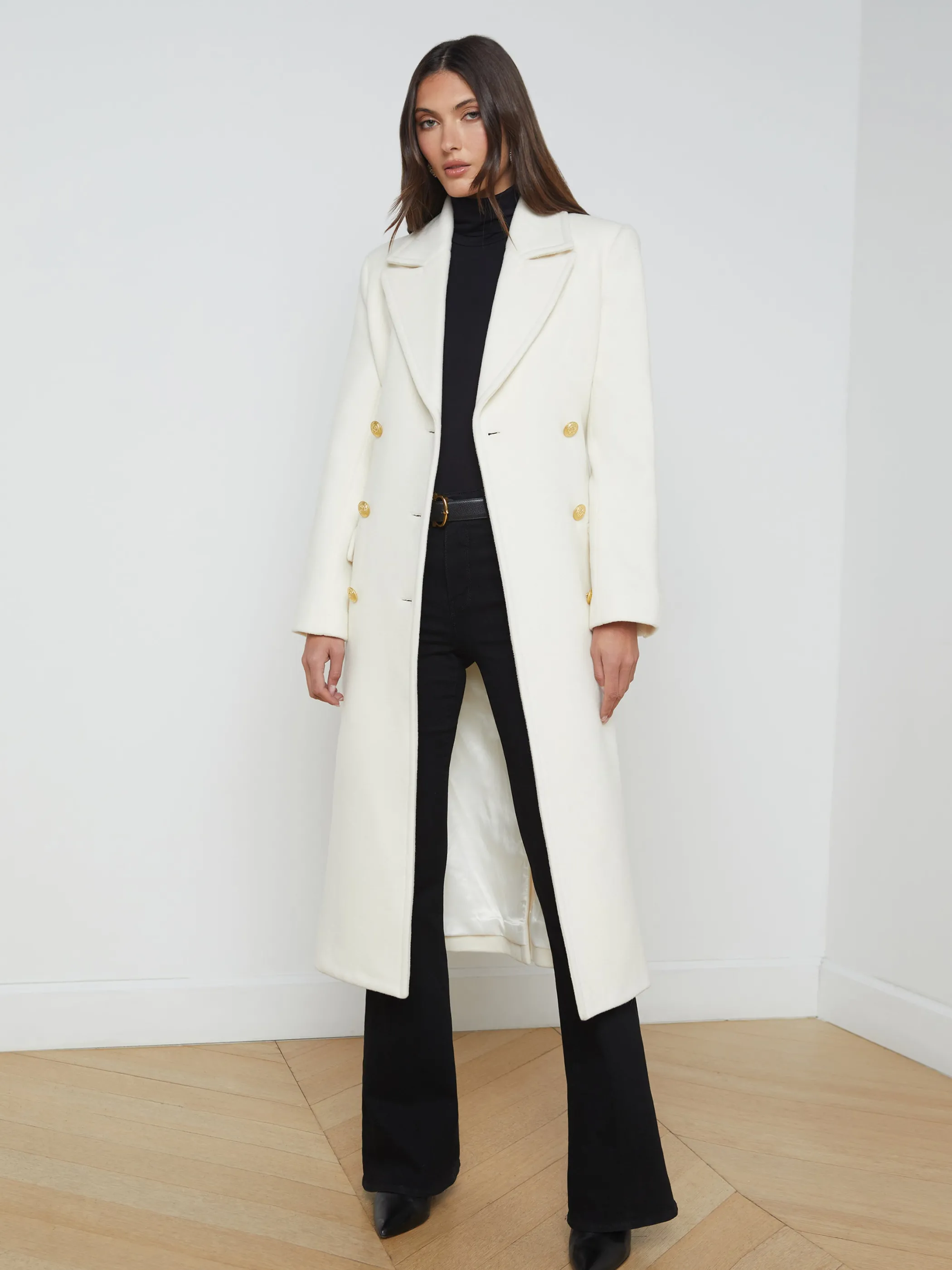 Outerwear | Blazers & Jackets*L'AGENCE OLINA COAT Ivory