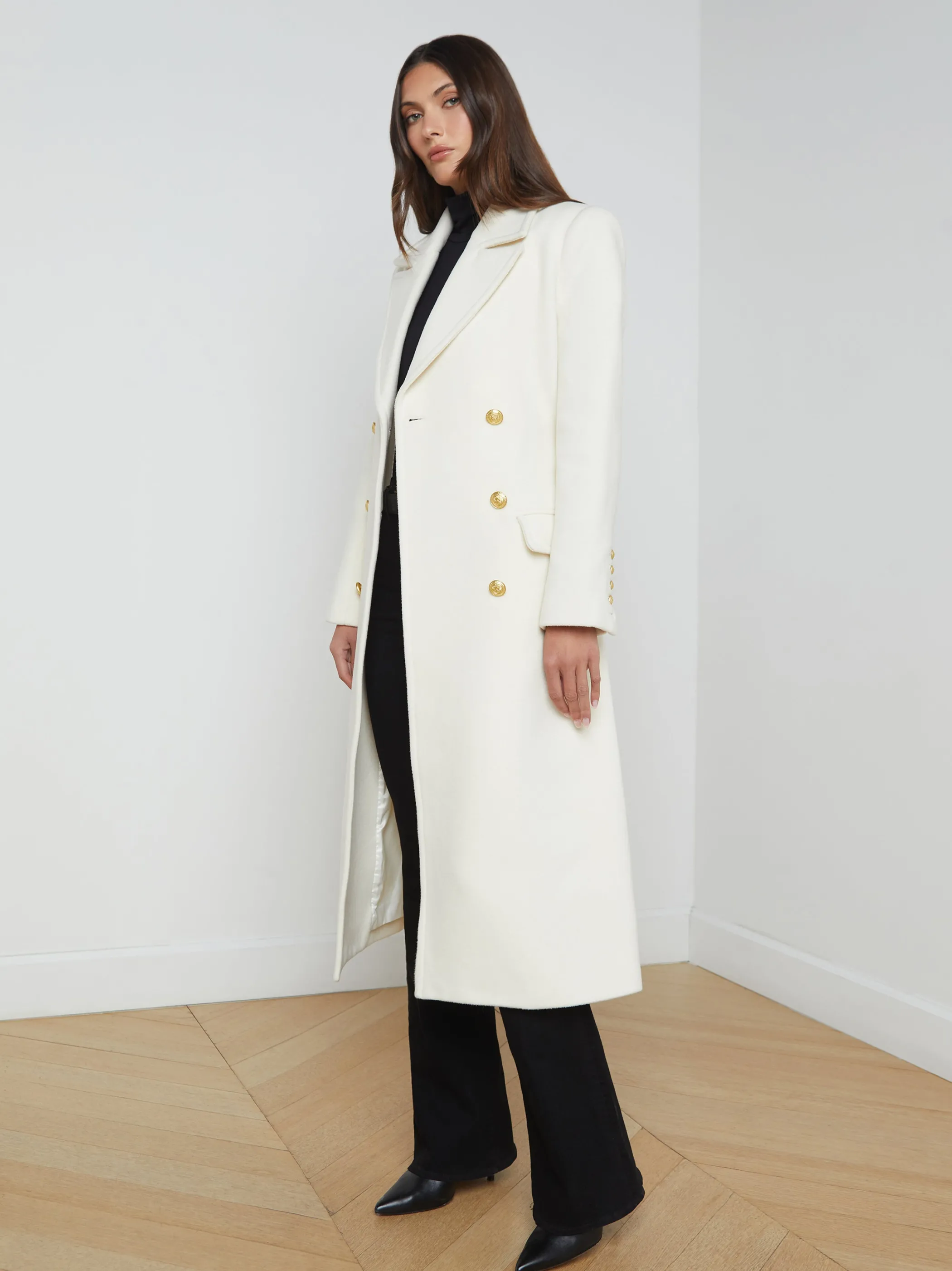 Outerwear | Blazers & Jackets*L'AGENCE OLINA COAT Ivory