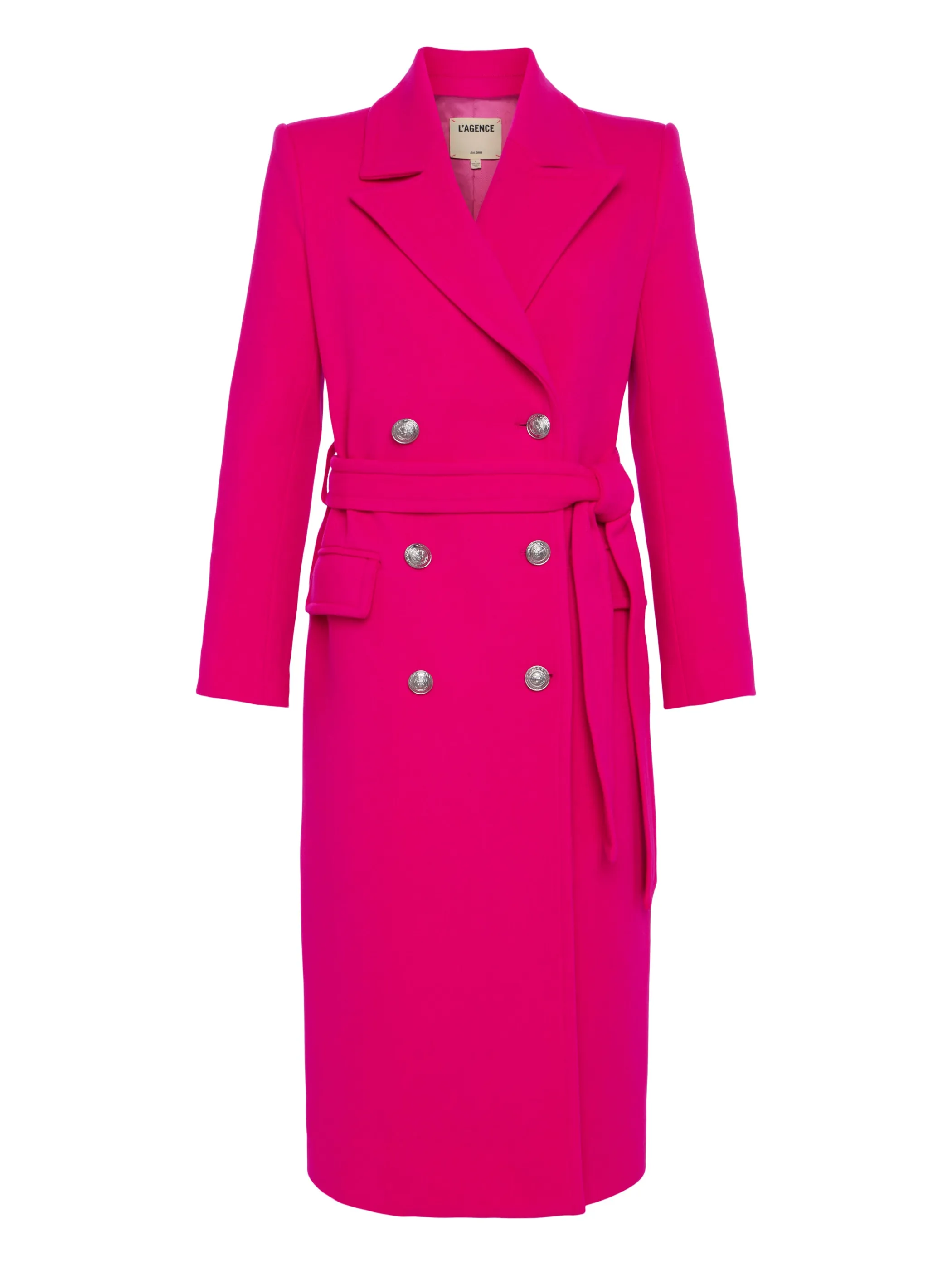 olina_coat_5.webp Outerwear | Blazers & Jackets*L'AGENCE OLINA COAT BerryPink