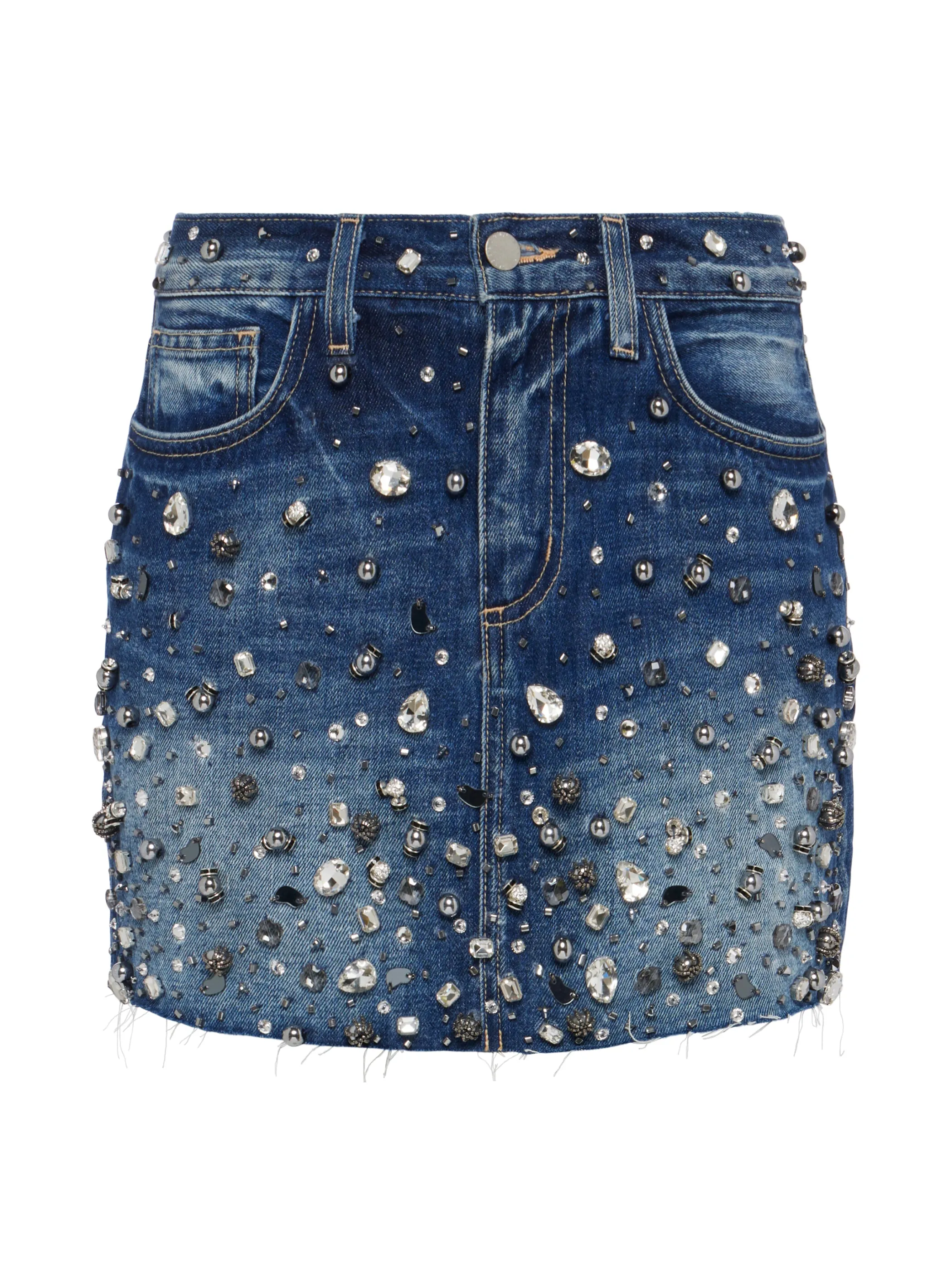 paris_crystal_mini_skirt_8.webp Shorts & Skirts | Matching Sets*L'AGENCE PARIS CRYSTAL MINI SKIRT Newberry