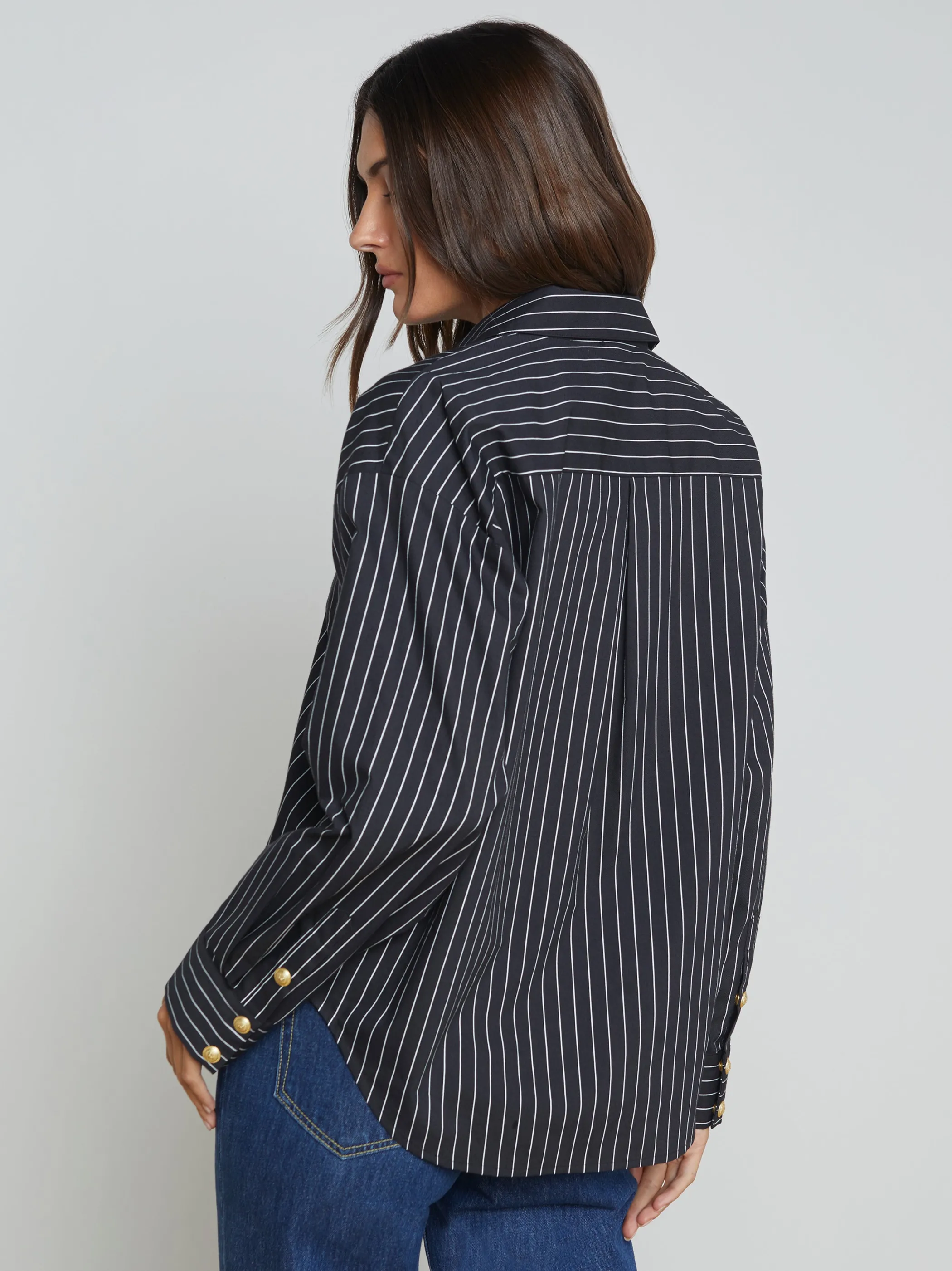 ripley_oversized_buttondown_shirt_3.webp Blouses & Tops*L'AGENCE RIPLEY OVERSIZED BUTTON-DOWN SHIRT Black/WhitePinstripe