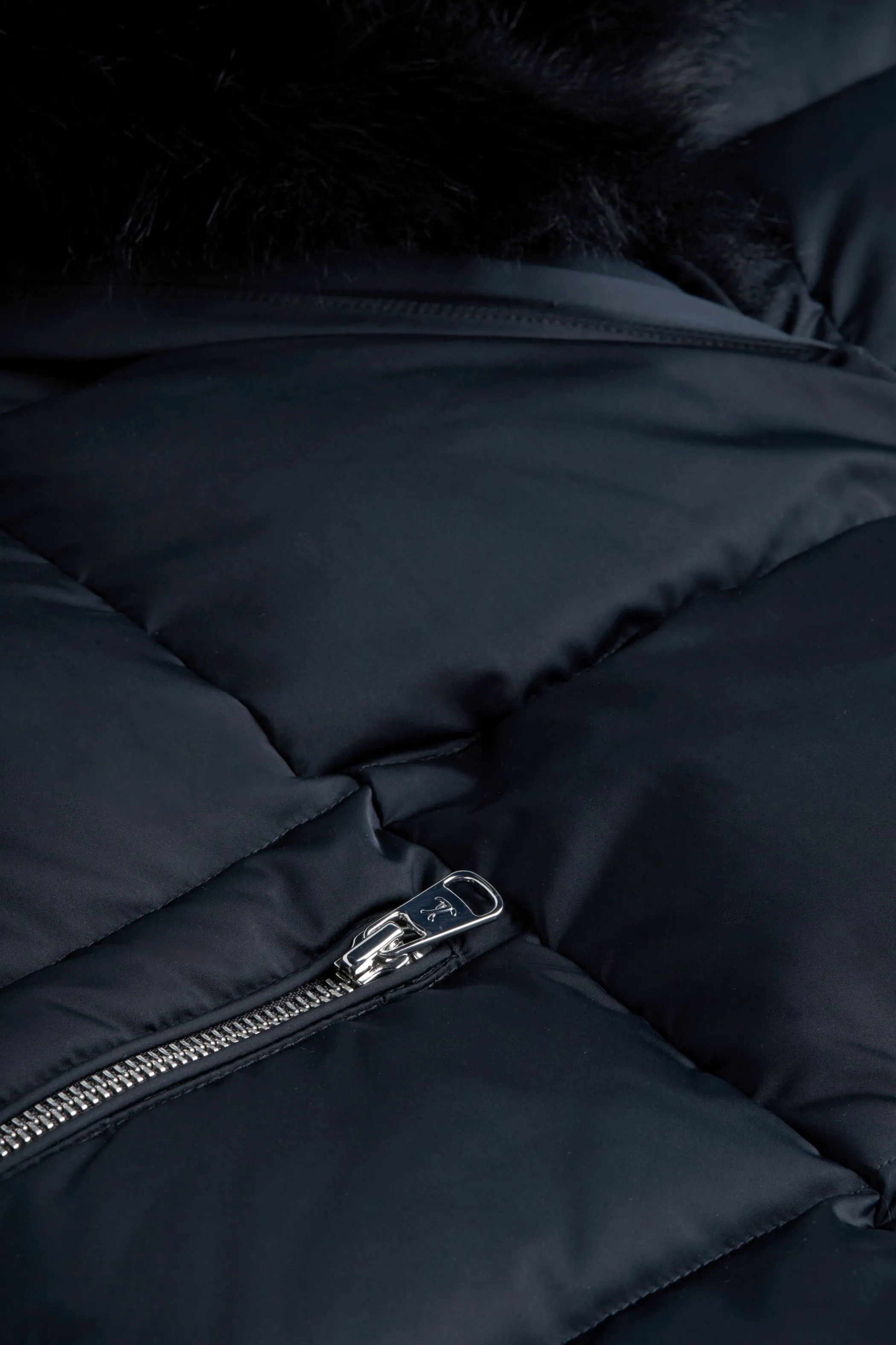 vail_faux_fur_down_coat_4.webp Outerwear | Blazers & Jackets*L'AGENCE VAIL FAUX FUR DOWN COAT Black