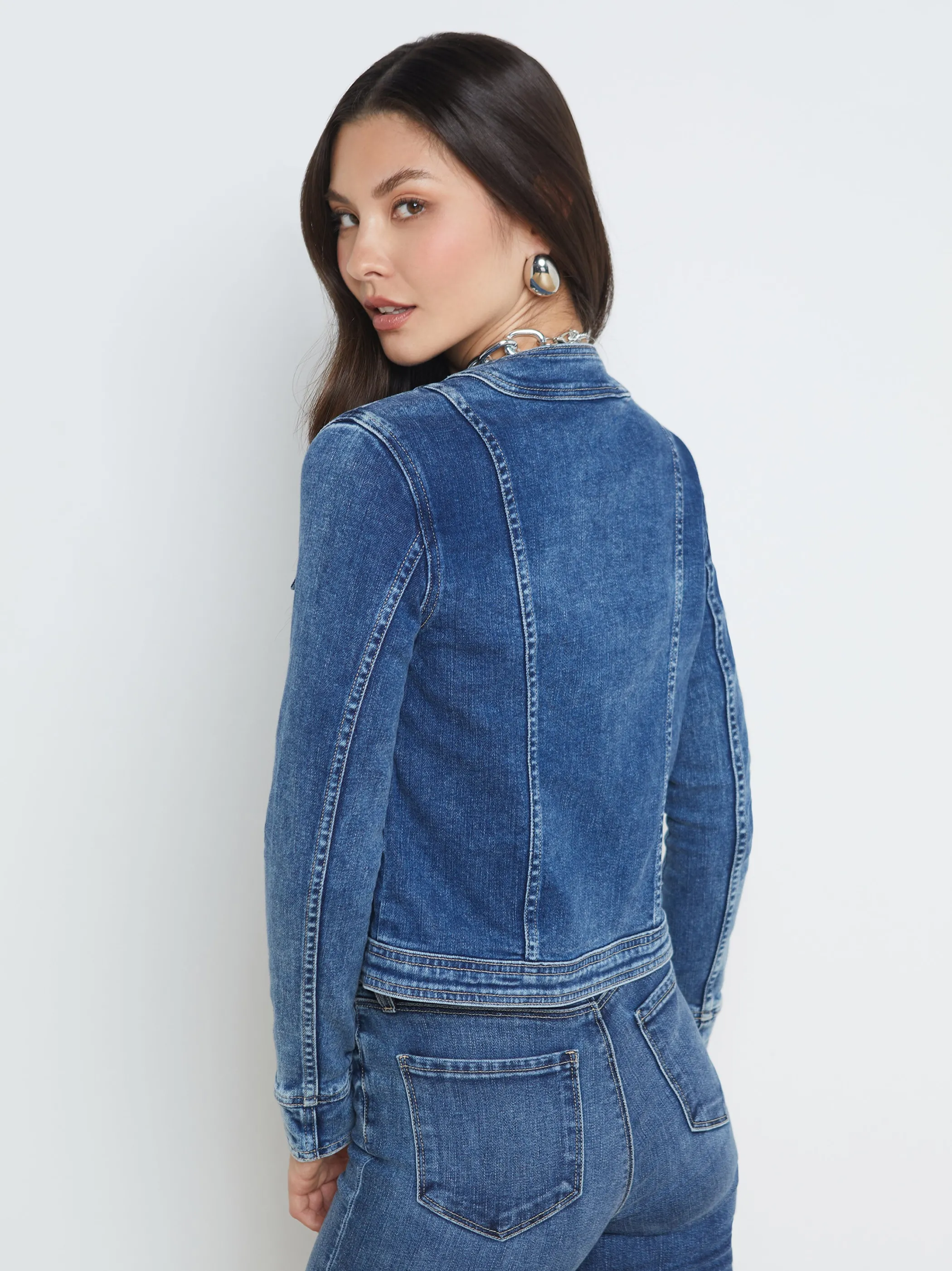 yari_denim_jacket_2-3.webp Denim Jackets | Blazers & Jackets*L'AGENCE YARI DENIM JACKET Rhodes