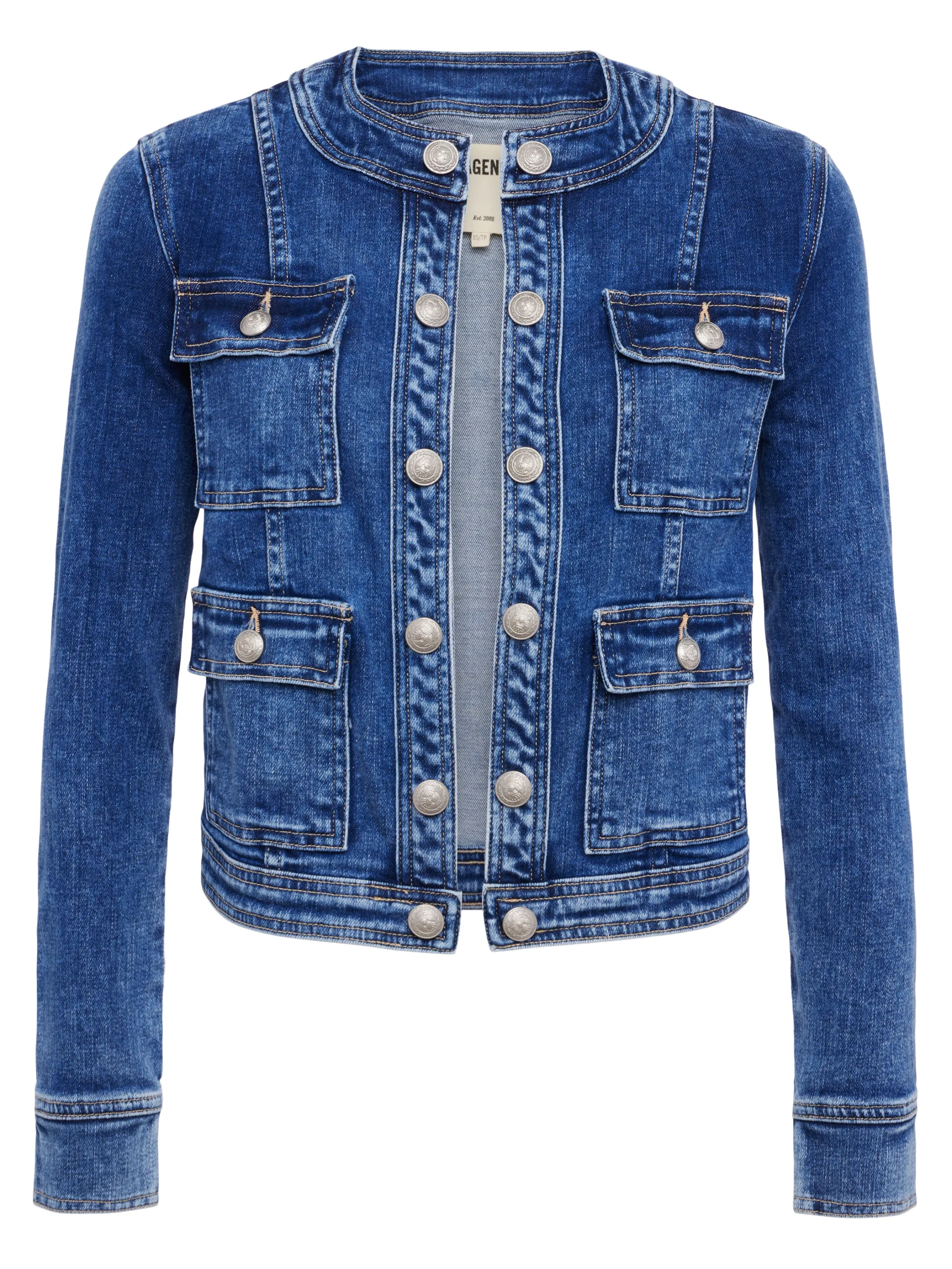 yari_denim_jacket_4-2.webp Denim Jackets | Blazers & Jackets*L'AGENCE YARI DENIM JACKET Rhodes
